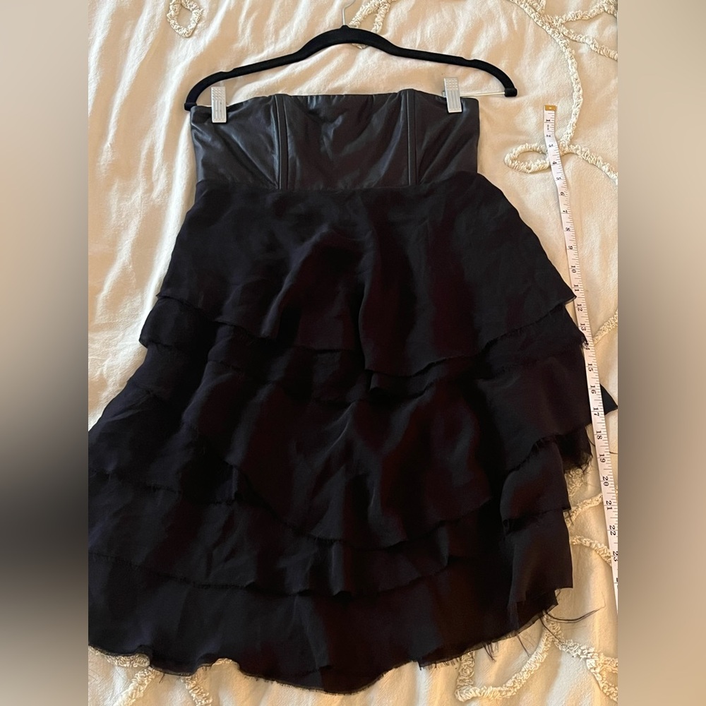 Alice + Olivia Black Strapless Dress